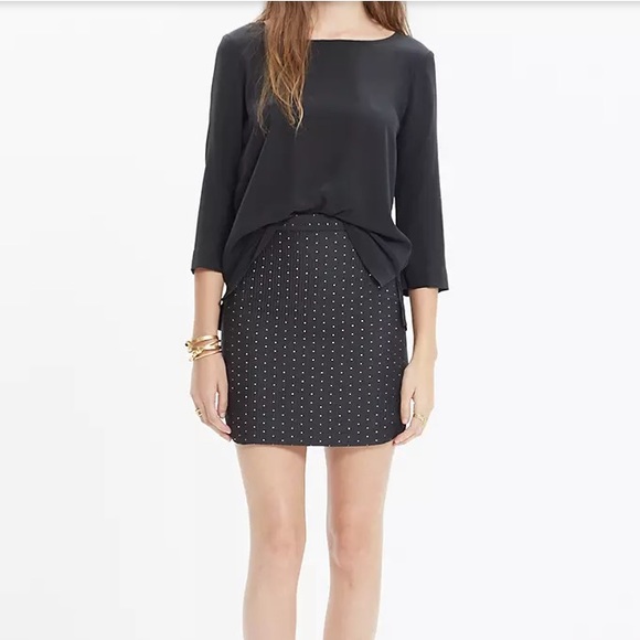Madewell Skirts Madewell Shirttail Skirt In Nightfall Jacquard